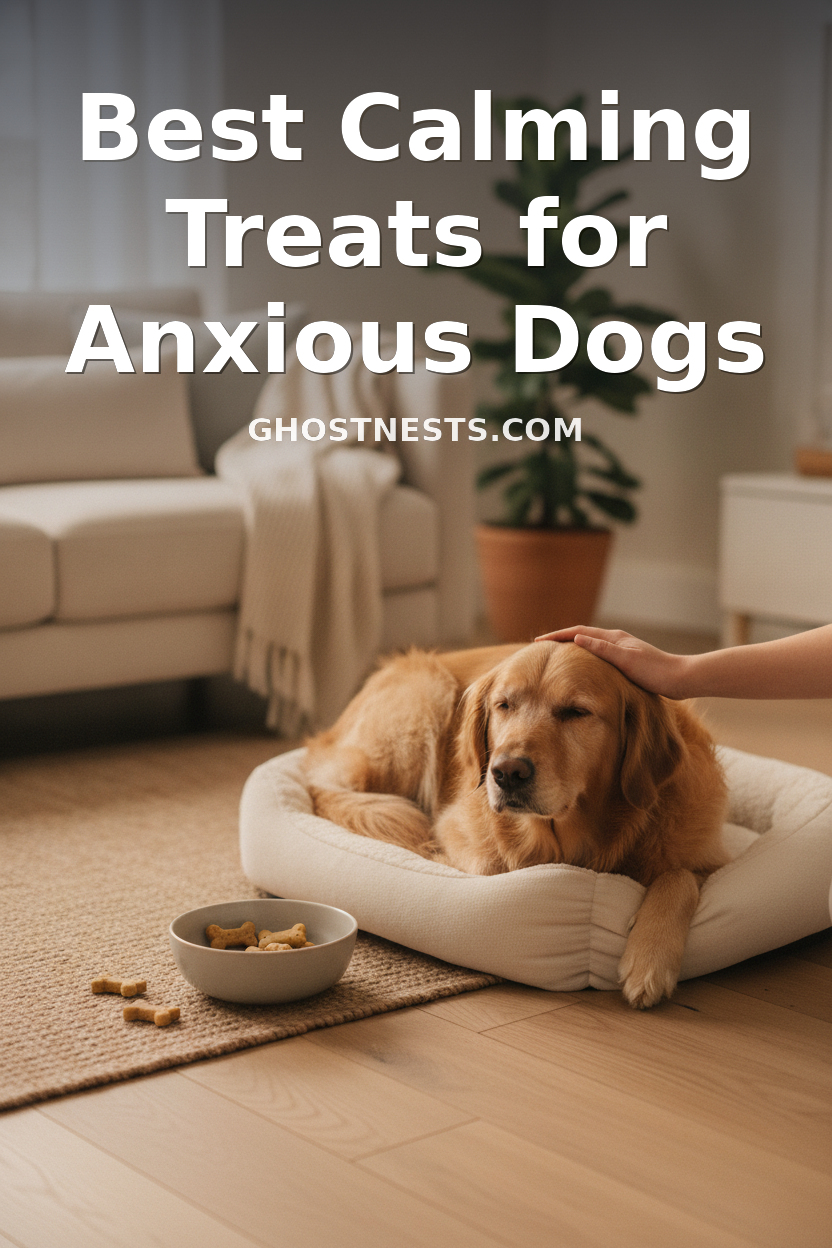 best calming treats for anxious dogs