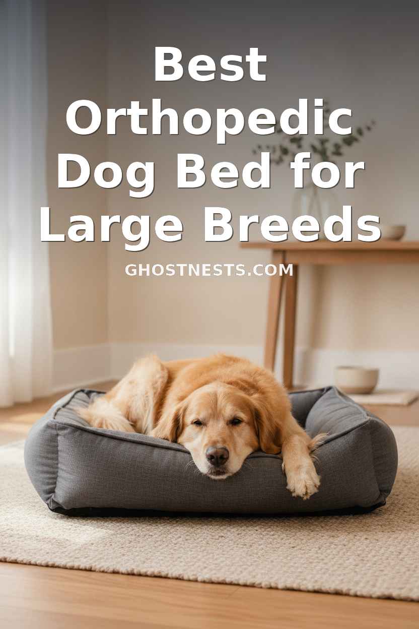 best orthopedic dog bed for large breeds