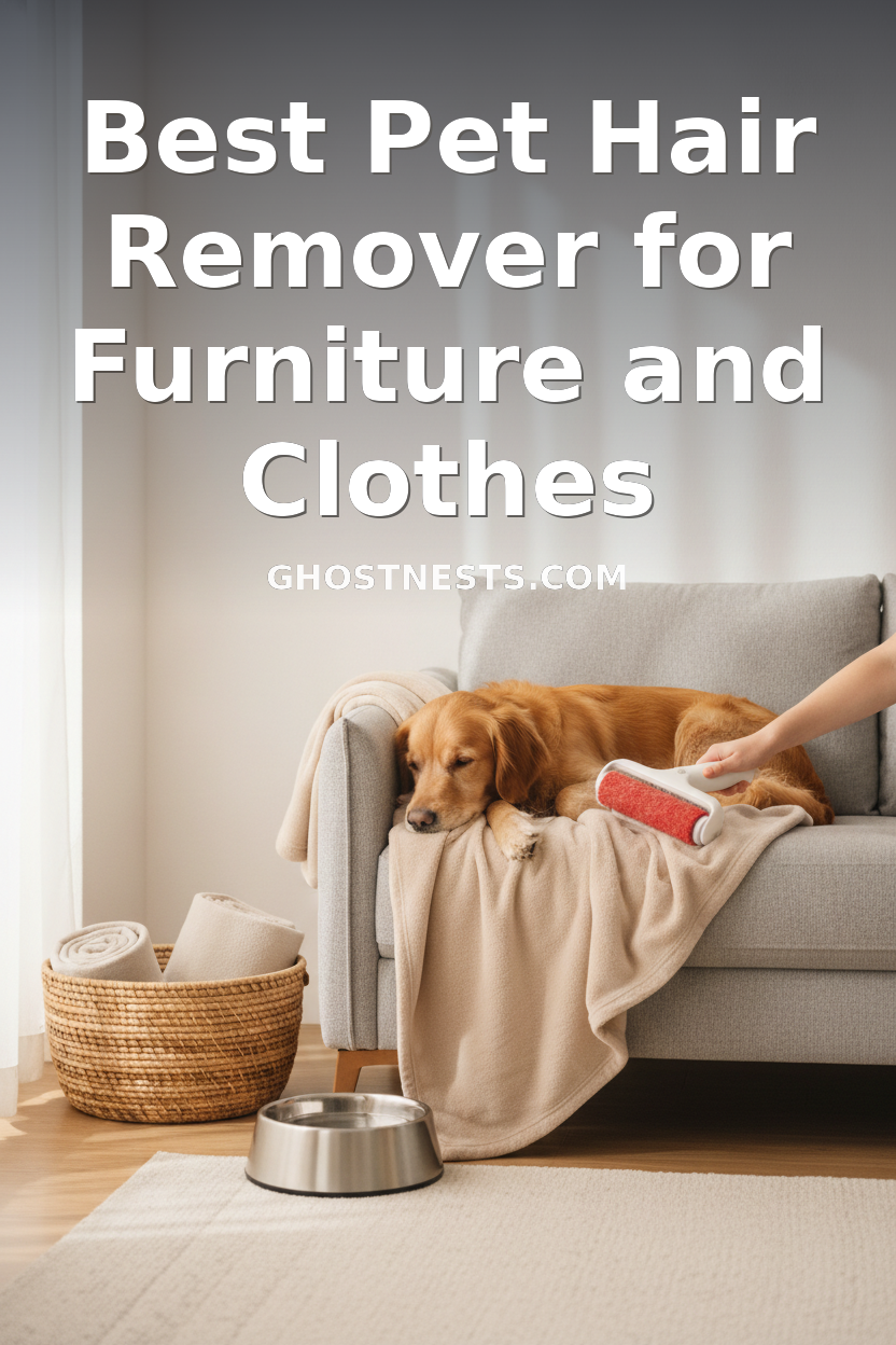 best pet hair remover for furniture and clothes