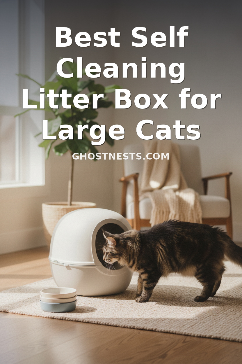 best self cleaning litter box for large cats